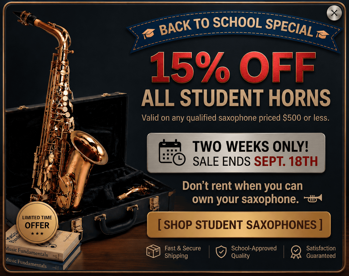 Popup Banner